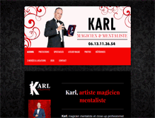 Tablet Screenshot of karlmagie.fr